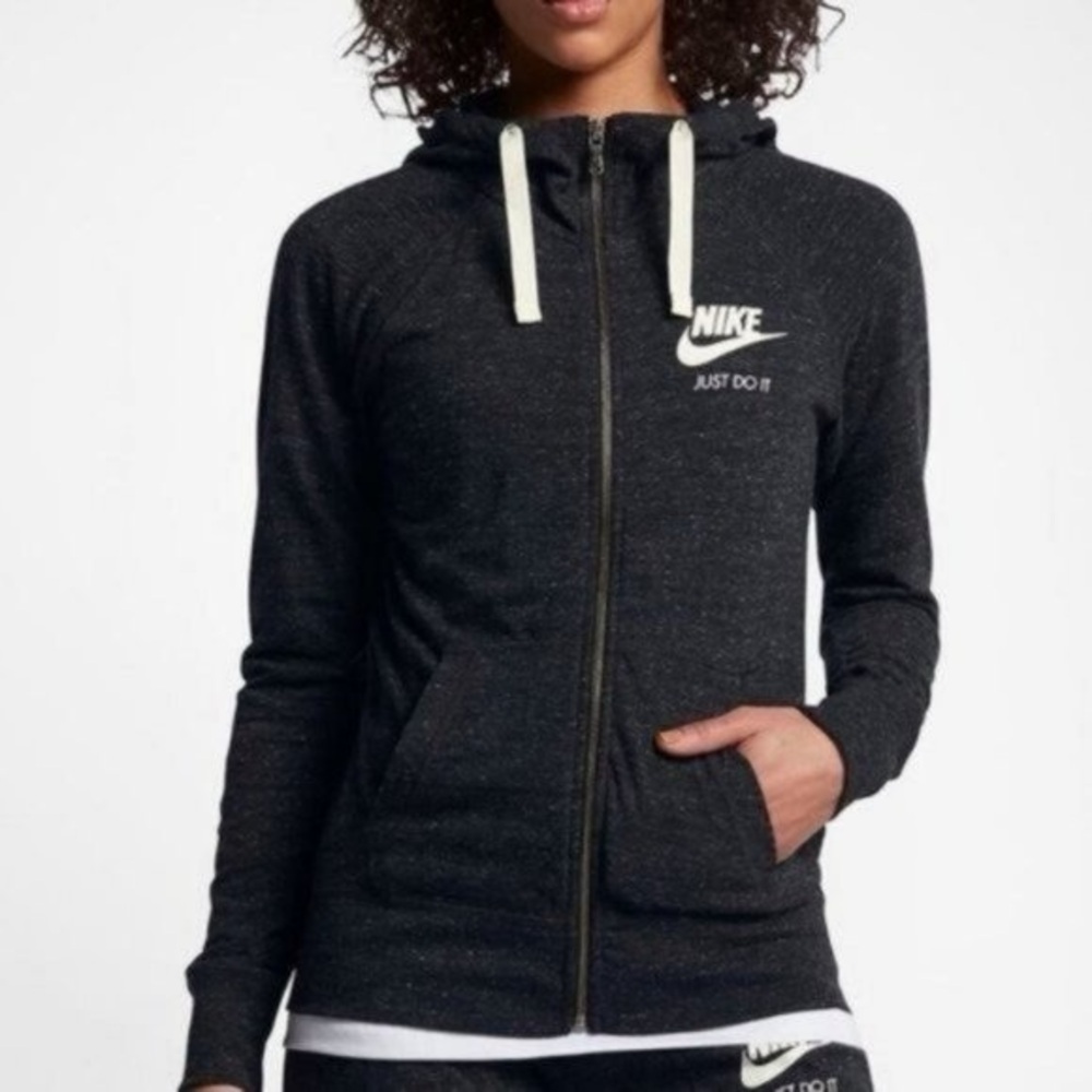 NIKE organic cotton zip up hoodie
